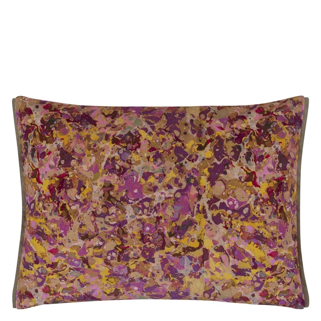 Fig Linens - Odisha Rosewood Decorative Pillow by Designers Guild - Front