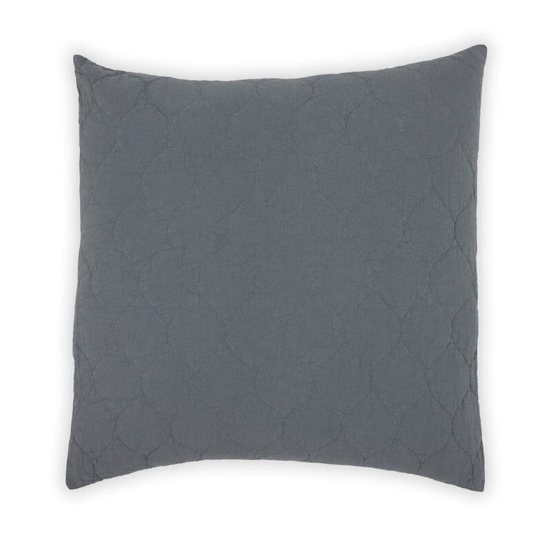 Traditions Linens Sham - Gavin Cotton Quilts by TL at Home in Charcoal - Fig Linens and Home