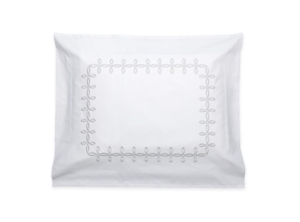 Gordian Knot Silver Sham | Matouk Bedding at Fig Linens and Home
