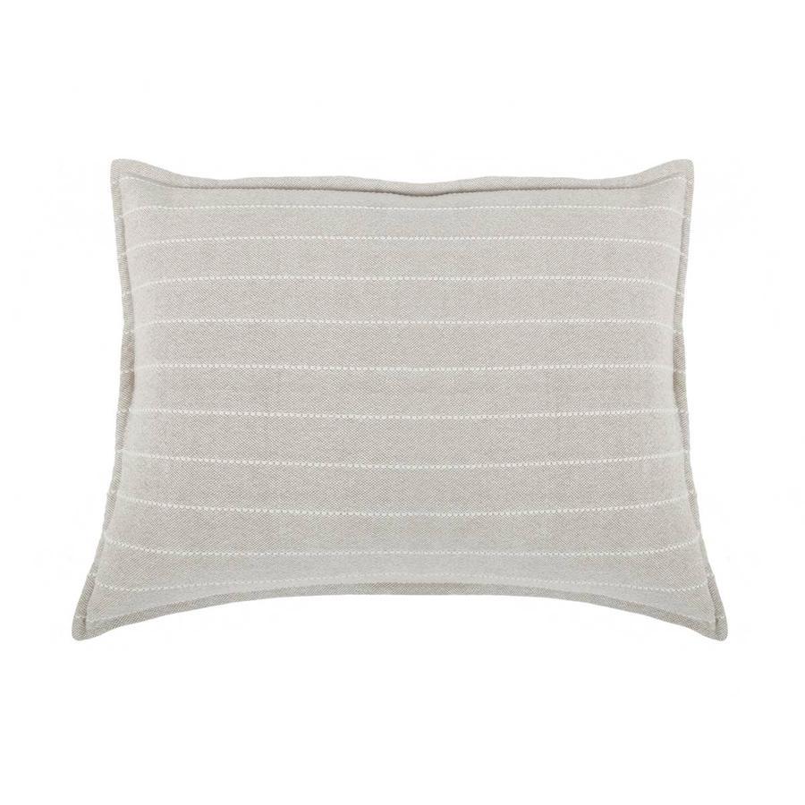 Henley Oat Big Pillow by Pom Pom at Home | Fig Linens and Home