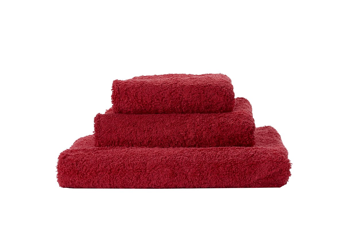 Set of Abyss Super Pile Towels in Hibiscus 502