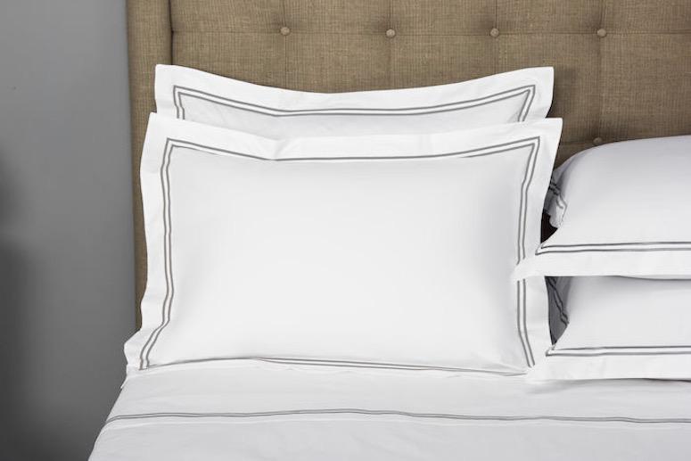 Frette Hotel Classic Grey Sham | Fig Linens