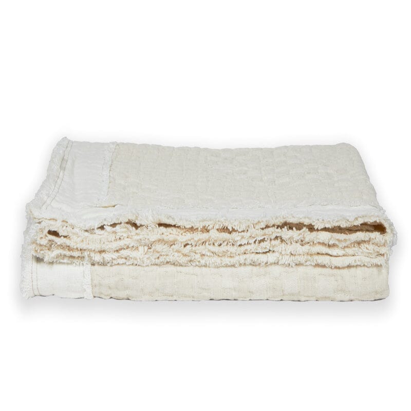 Traditions Linens Natural Linen - Hudson Coverlets - TL at Home Bedding at Fig Linens and Home
