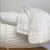 TL at Home Bedding - Hudson White Coverlet - Traditions Linens at Fig Linens and Home - 1