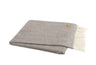 Lands Downunder Italian Herringbone Throw in Mink at Fig Linens and Home