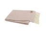 Italian Herringbone Throw in Rose Quartz at Fig Linens and Home