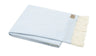 Lands Downunder Italian Herringbone Throw Sky Blue at Fig Linens and Home