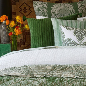 John Robshaw Bedding -  Asma Quilt with other Velvets and Sheets - Fig Linens and Home
