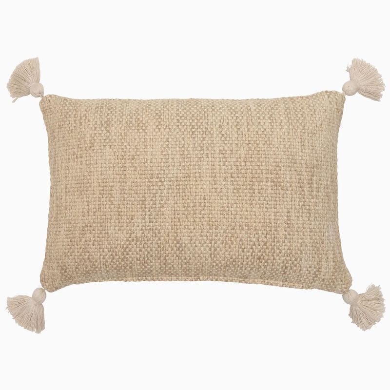 Woven Sand Kidney Decorative Pillow by John Robshaw - Fig Linens and Home