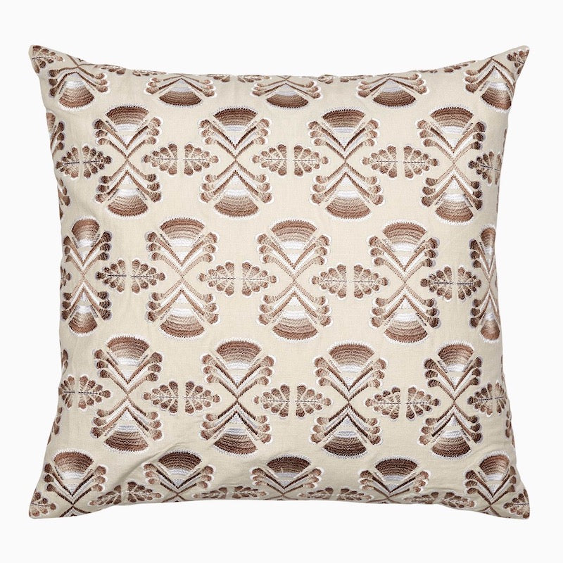 Bamana Sand Decorative Pillow | John Robshaw at Fig Linens and Home