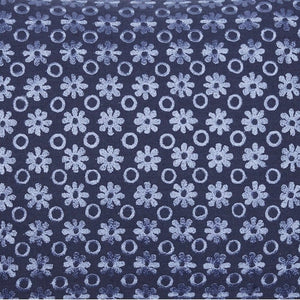 Heer Indigo Kidney Pillow Swatch of Fabric | John Robshaw Lumbar Pillows at Fig Linens and Home