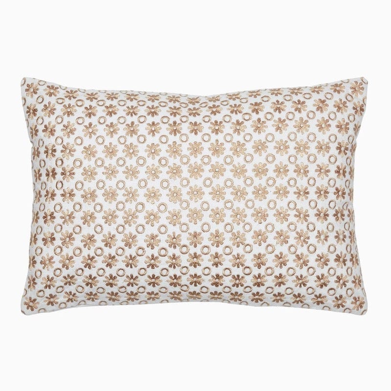 Heer Natural Kidney Pillow | John Robshaw Lumbar Pillows