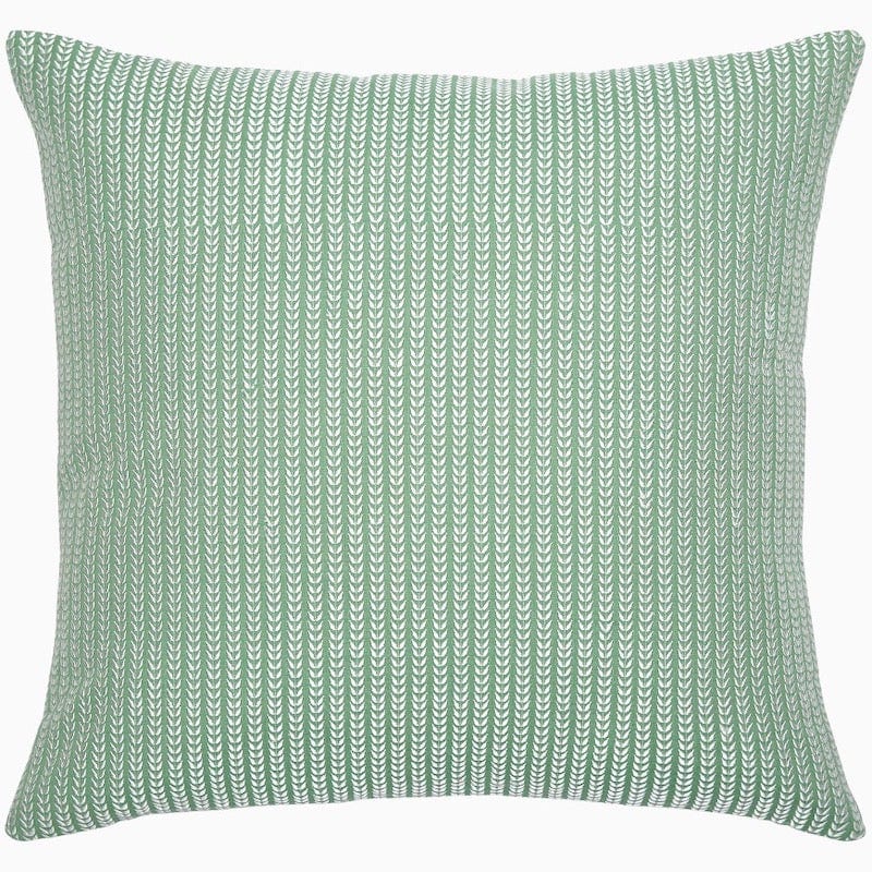 Maham Sage Green Decorative Pillow | John Robshaw Throw Pillows at Fig Linens and Home
