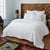 John Robshaw Bedding - Vivada White Cotton Quilt - Fig Linens and Home