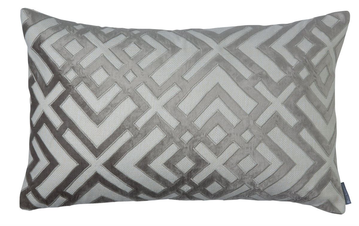 Karl Platinum Large Rectangle Pillow by Lili Alessandra