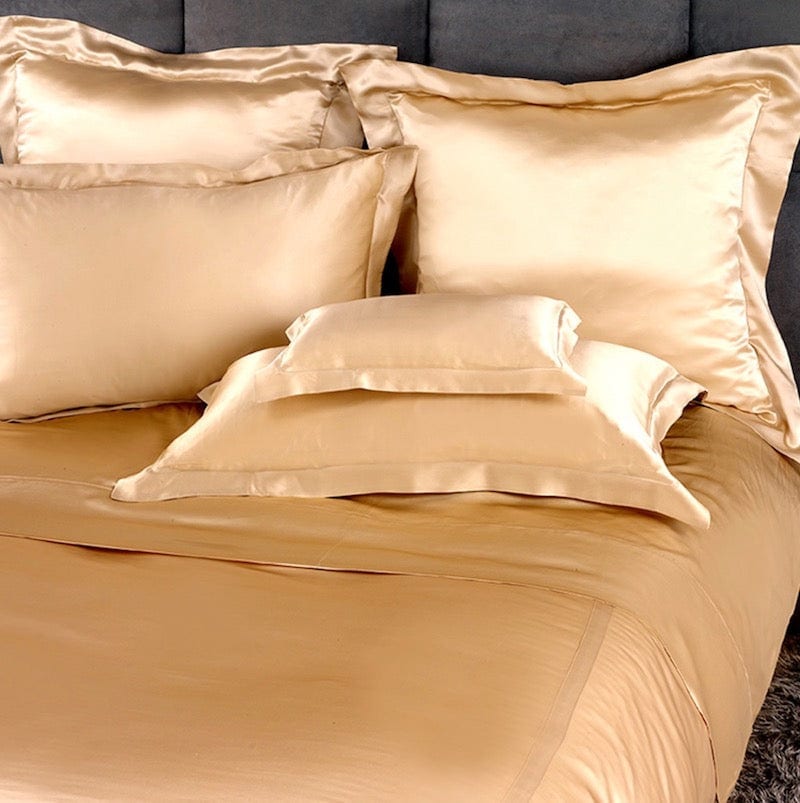 Silk Bedding - Kumi Kookoon Classic Silk Duvet Cover - Fig Linens and Home