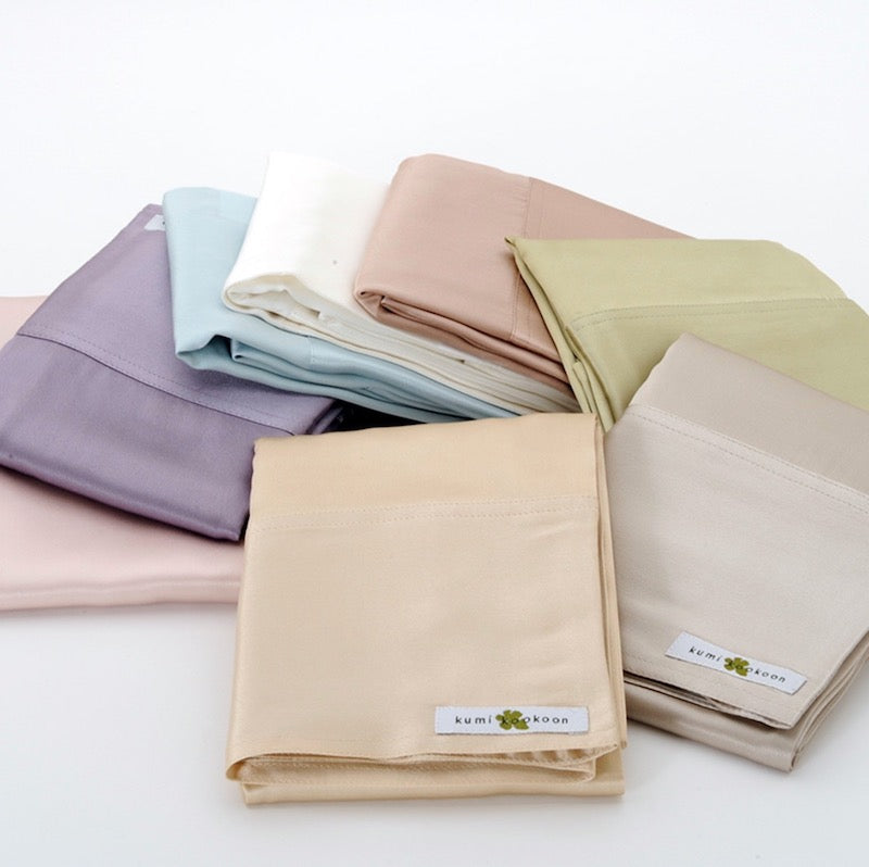 Kumi Kookoon Silk Bedding - Classic Pillowcase - Fig Linens and Home