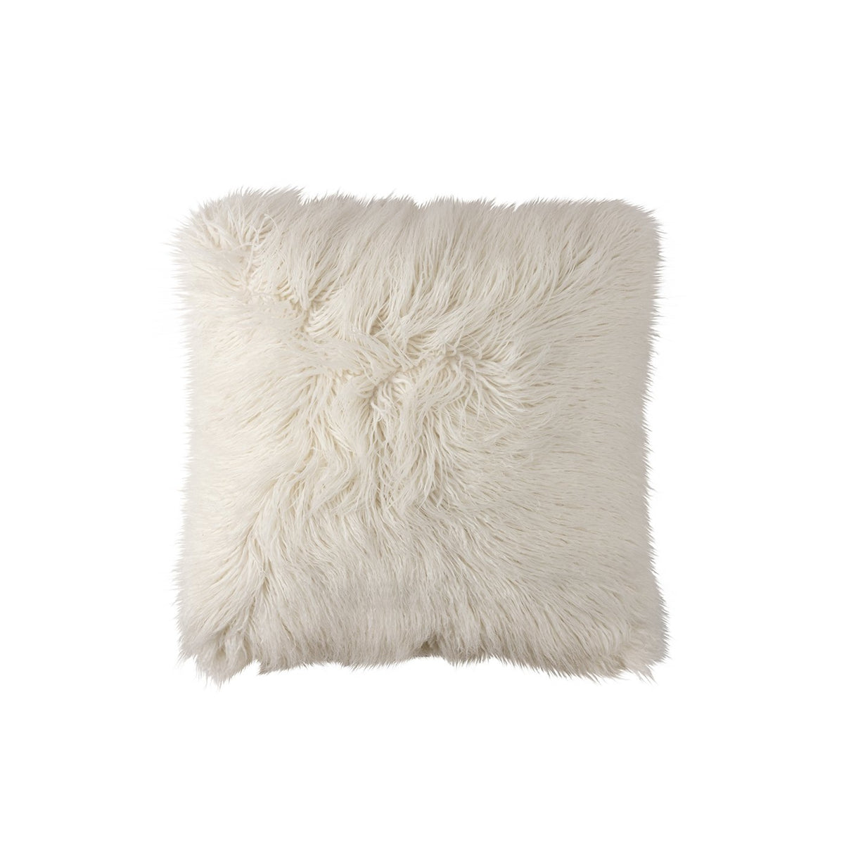 Coco White Faux Fur Decorative Pillow by Lili Alessandra | Fig Linens