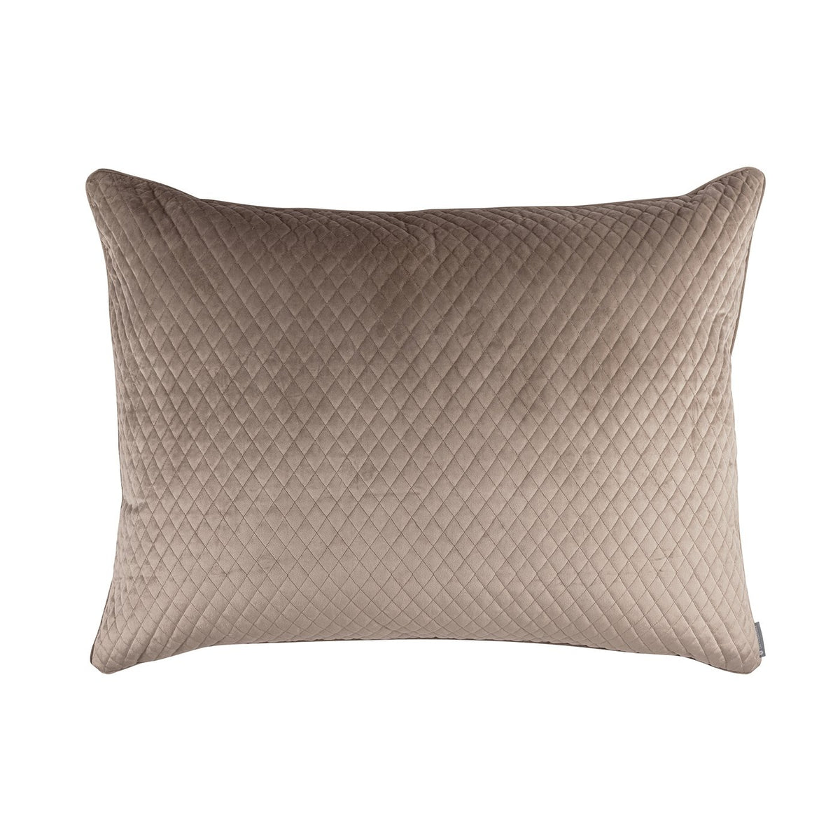 Valentina Buff Quilted Luxe Euro Pillow by Lili Alessandra
