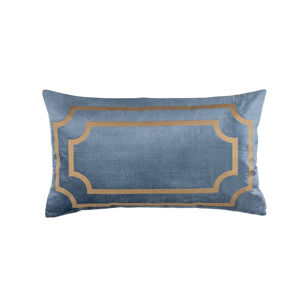 Soho Blue &amp; Gold Antique Large Pillow by Lili Alessandra | Fig Linens