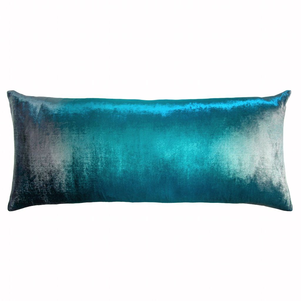 Pacific Large Boudoir Velvet Pillow by Kevin O'Brien Studio | Fig Linens