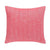 Coral Solid Herringbone Pillow by Lands Downunder