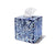 Blue Almendro Tissue Box Cover | Ladorada at Fig Linens