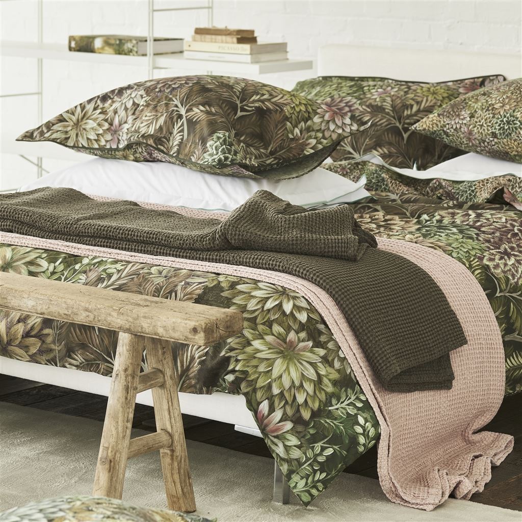 Fig Linens - Alba Cotton Blanket by Designers Guild 