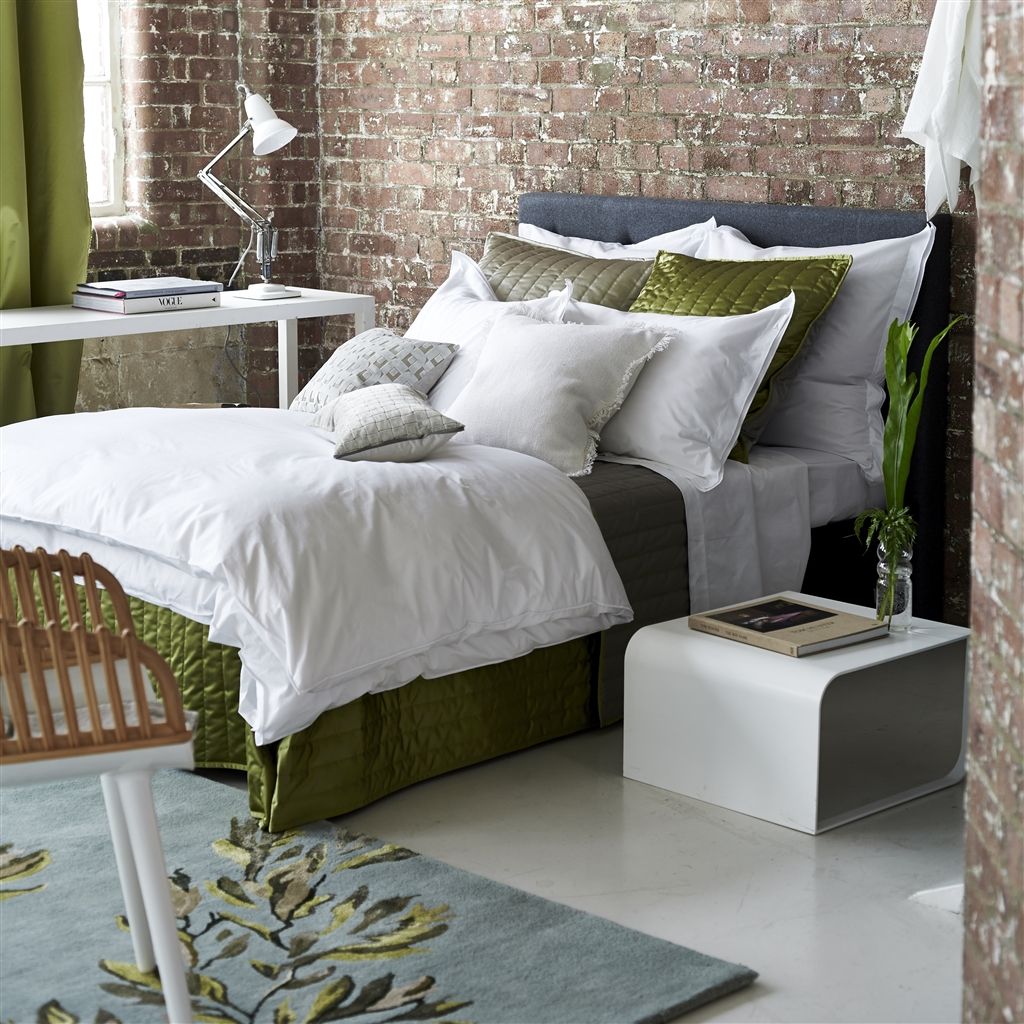 Astor Bianco Bedding by Designers Guild | Fig Linens