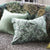Fig Linens - Brera Lino Ivy & Jade Decorative Pillow by Designers Guild - Lifestyle
