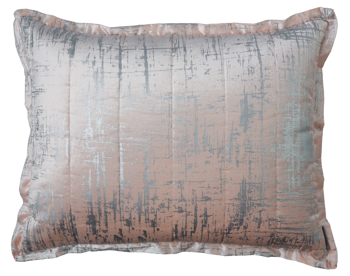 Lili Alessandra Moderne Blush Velvet Standard Pillow - Fig Linens