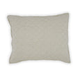 Pillow Sham in Natural Linen - Louisa Bedding by TL at Home - Traditions Linens Quilted Louisa Style