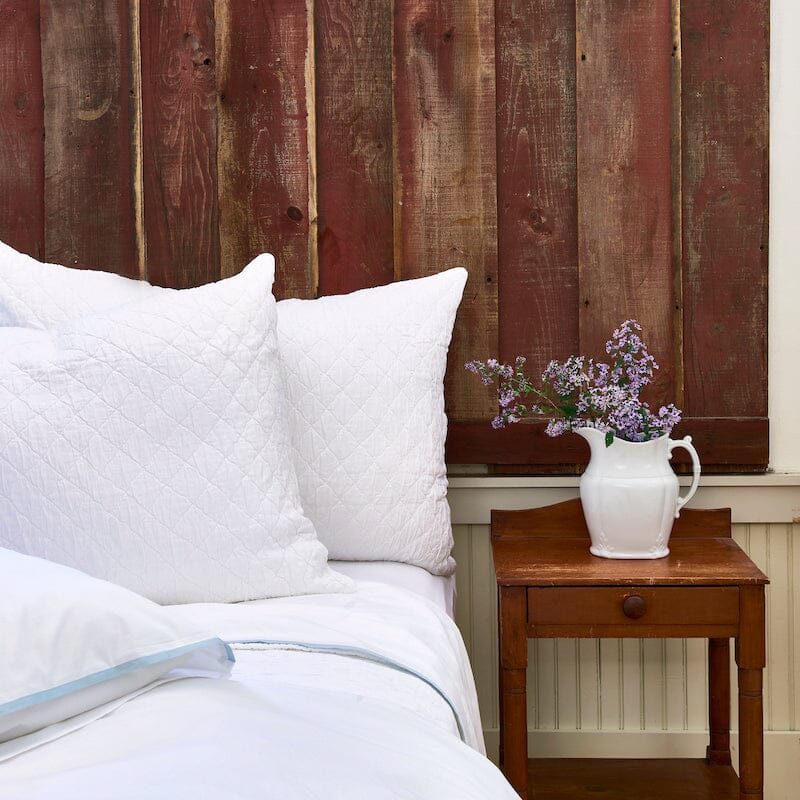 Pillows & Bedding in White - Louisa Coverlet by TL at Home - Traditions Linens Quilted Bedspreads
