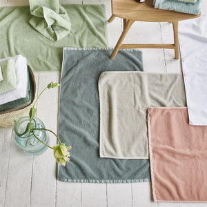 Designers Guild Loweswater Birch Organic Bath Mat - Birch shown with other colors