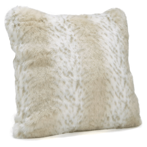 24x24"  Lynx Faux Fur Pillows by Fabulous Furs | Fig Linens