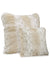 Square Lynx Faux Fur Pillows by Fabulous Furs | Fig Linens