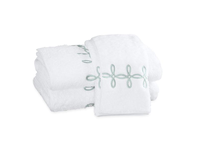 Matouk Gordian Knot Jade Bath Towels