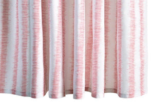 Shower Curtain - Matouk Schumacher Attleboro Pink Coral at Fig Linens