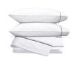 Essex Charcoal Hotel Sheets - Matouk Cotton Percale Sheet Sets