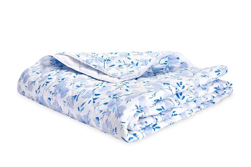 Alexandra Sky Blue Quilt | Lulu DK Matouk Bedding at Fig Linens