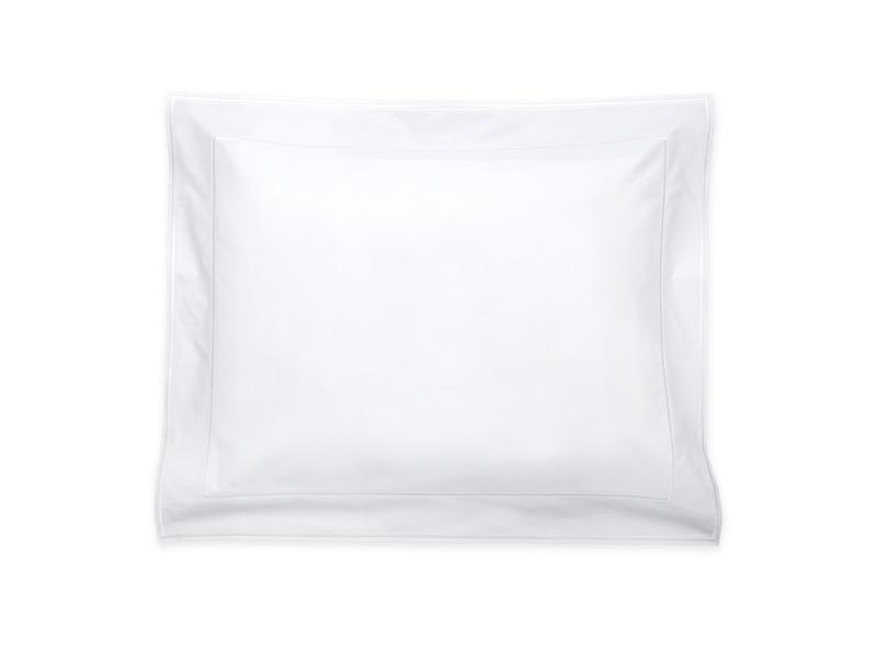 Ansonia White Pillow Sham | Matouk at Fig Linens