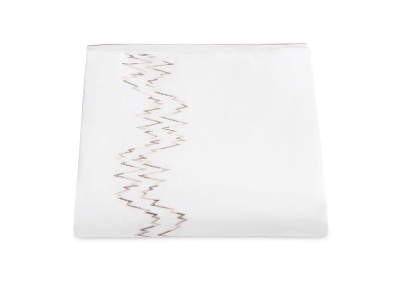 Aries Champagne Duvet Cover | Matouk at Fig Linens