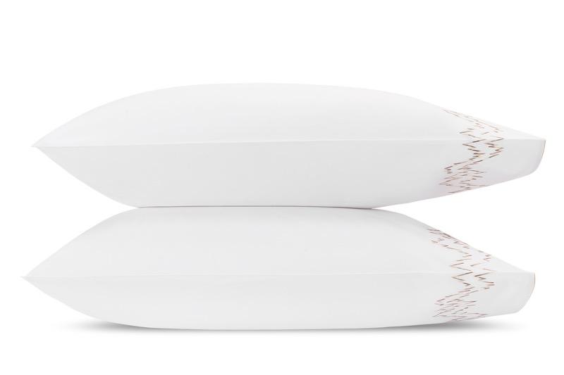 Aries Champagne Pillowcases | Matouk at Fig Linens