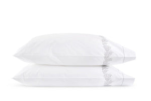 Matouk Atoll Alabaster Pillowcases | Fig Linens and Home