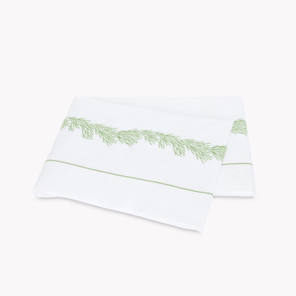 Flat Sheet - Atoll Grasshopper Bedding by Matouk - Fig Linens and Home