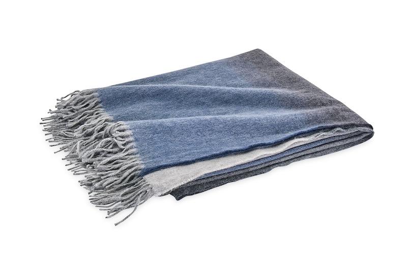 Matouk August Cashmere Throw in Evening Blanket | Fig Linens and Home