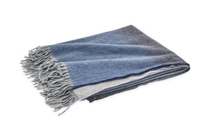 Matouk August Cashmere Throw in Evening | Fig Linens and Home