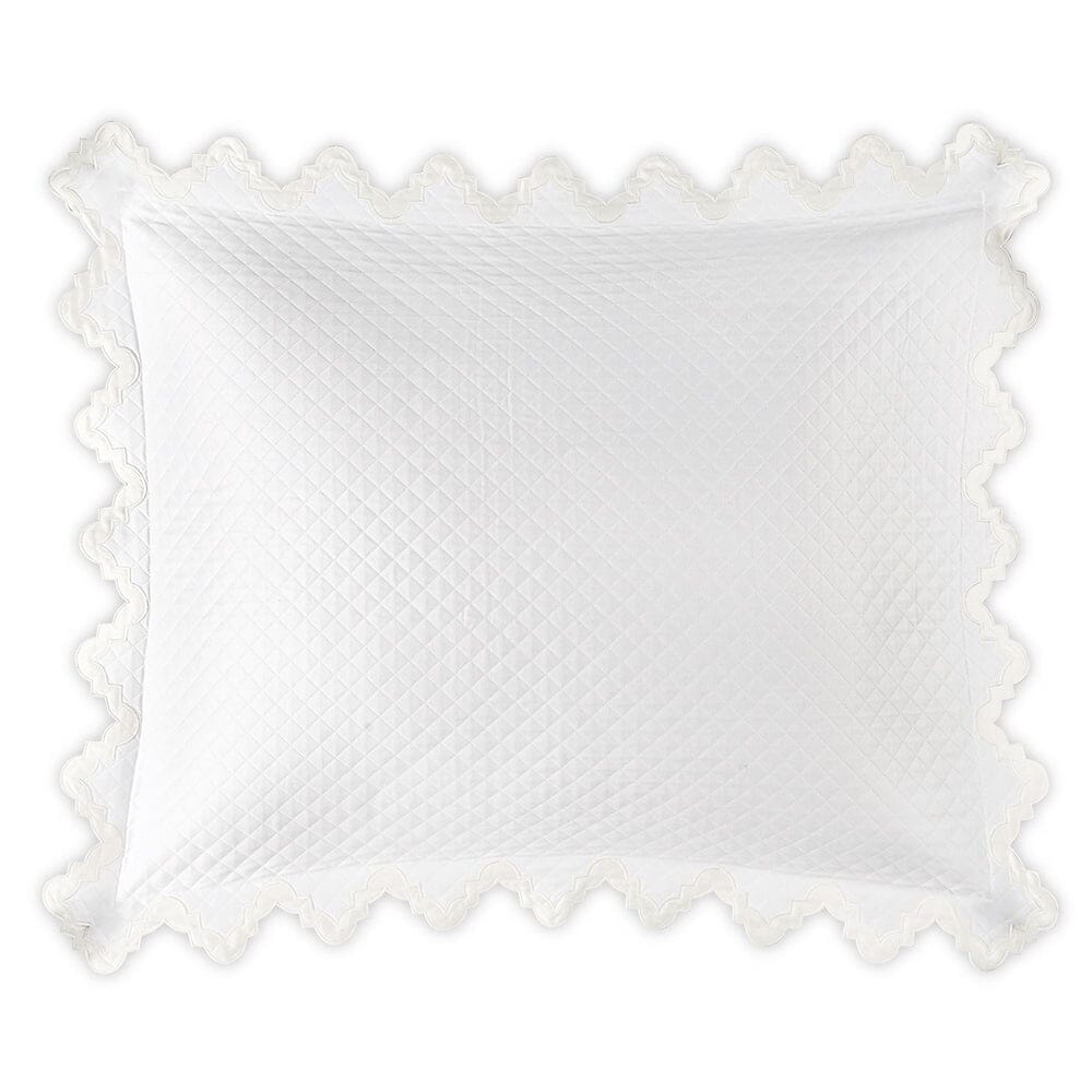 Matouk Aziza Matelasse Sham in Bone | Fig Linens and Home