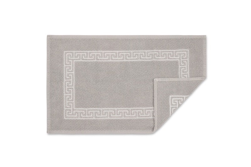 Matouk Bath Rug - Adelphi Sterling Tub Mat at Fig Linens and Home