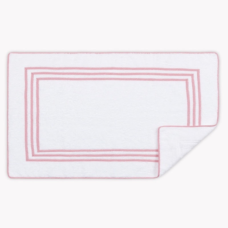 Matouk Bath Mat - Beach Road Quilted Tub Mat in Red - Fig Linens and Home